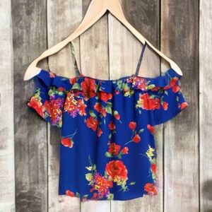 Heidi Cold Shoulder Ruffle Top